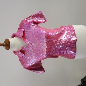🎊HP🎊 NWT Silk and Sequin Top